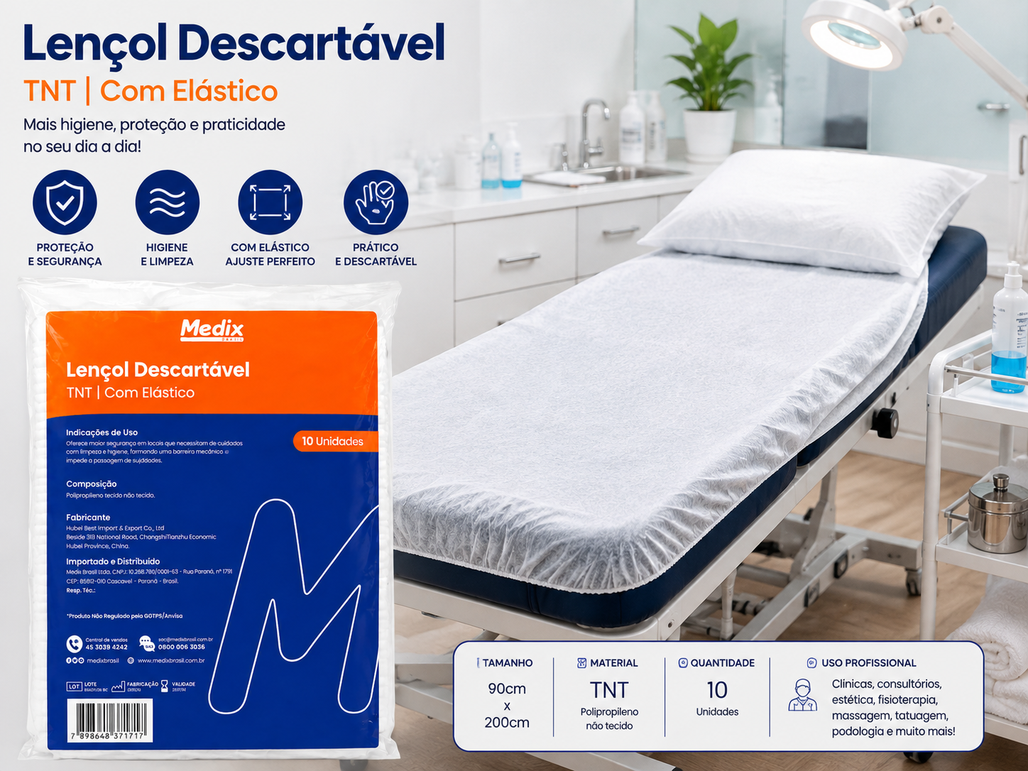 Produtos de linha clínica distribuídos pela SAFY Medical Supply